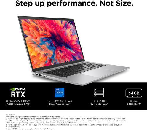 Produktbild HP ZBook Firefly 14 G9 (14", 1000 GB, 32 GB, DE, Intel Core i7-1260P)