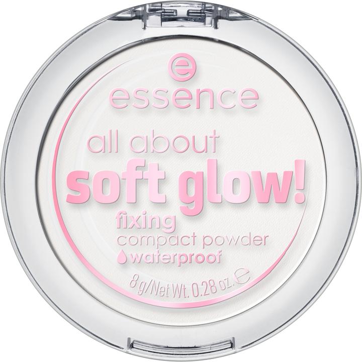 Actual product image essence all about soft glow! fixing compact powder waterproof