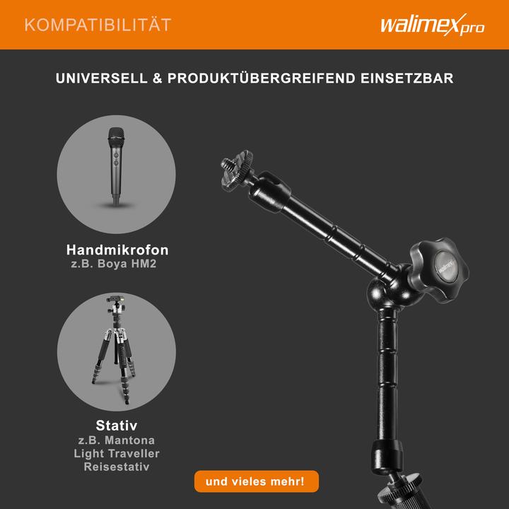 Produktbild Walimex pro pro Magic Arm 28cm für DSLR Rigs u. Dollys (Halterungsbügel)