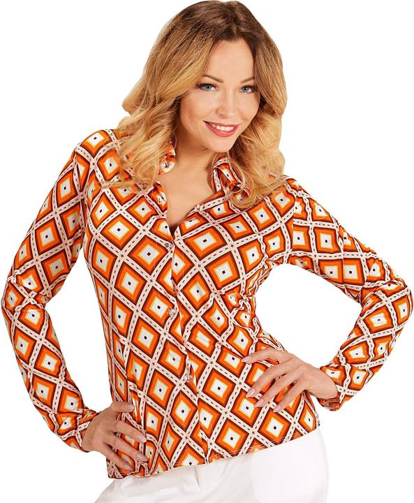 Actual product image Widmann 70er Bluse Rauten (S, M)
