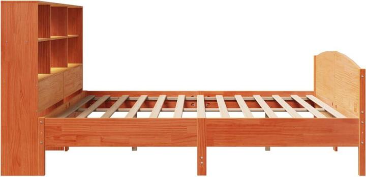 Produktbild vidaXL Bett mit Regal (200 x 200 cm)