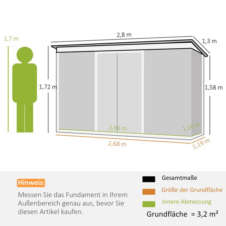 Immagine prodotto Outsunny Capanno degli attrezzi