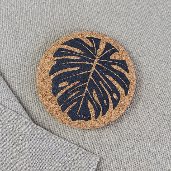 Image du produit Liga Dessous de verre CORK MONSTERA (100 x, Dessous de verre)