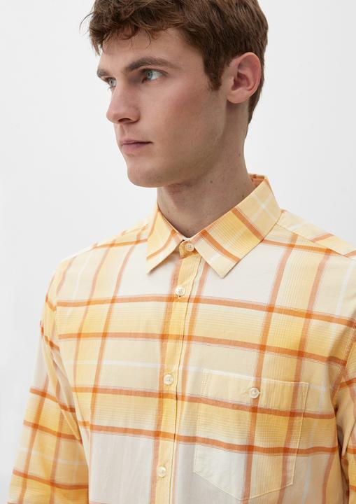 Immagine prodotto s.Oliver Hemd Kariertes Hemd aus Baumwollstretch (S)