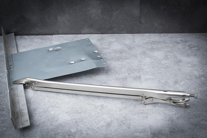 Actual product image BGS Locking Long Nose Grip Pliers 500 mm (500 mm)