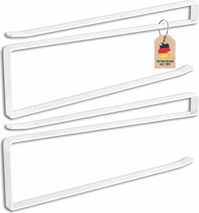 Actual product image Intirilife 2x paper roll holder in white