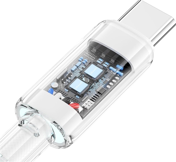 Produktbild Usams Kabel Cloud Series US-SJ658 6A USB-A do USB-C 1,2m niebieski (1.20 m)