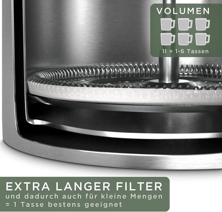 Image du produit French Press, 1 litre (1 l)