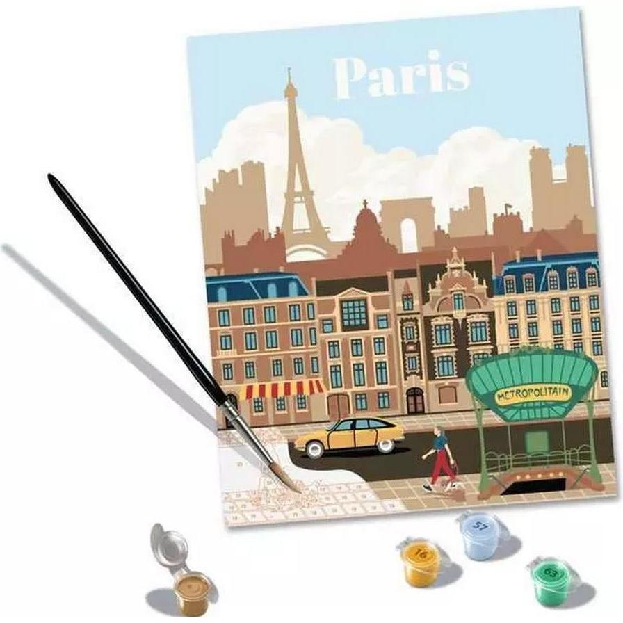 Thumbnail - Ravensburger CreArt - Malen nach Zahlen 23687 - Colorful Paris - ab 12 Jahren
