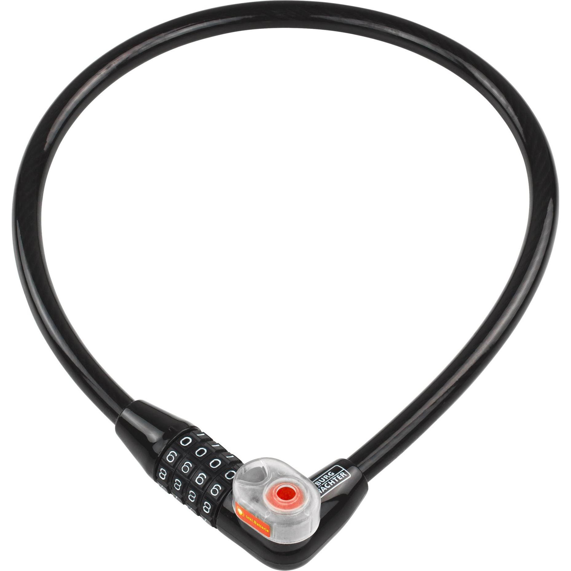 Burg Wächter Seilschloss mit Licht (65 cm) (B/230/65L)