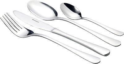 Produktbild Esmeyer Besteckkasten Silvia 18/0, Edelstahl, Silber/blau, 55 x 33 x 8.5 cm, 181 (181 Stück, Besteck Set)
