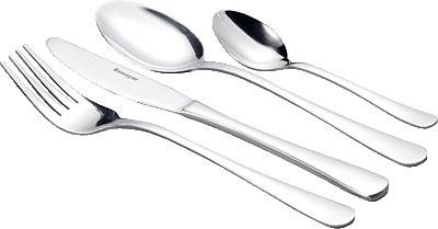 Produktbild Esmeyer Besteckkasten Silvia 18/0, Edelstahl, Silber/blau, 55 x 33 x 8.5 cm, 181 (181 Stück, Besteck Set)