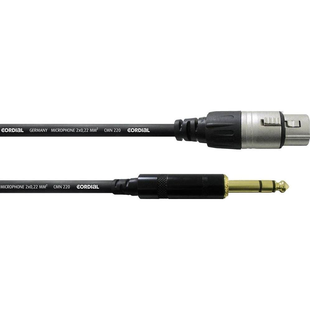 Cordial Cfm 1.5 (1.50 m, XLR, 6.3mm Klinke (Jack)), Audio Kabel