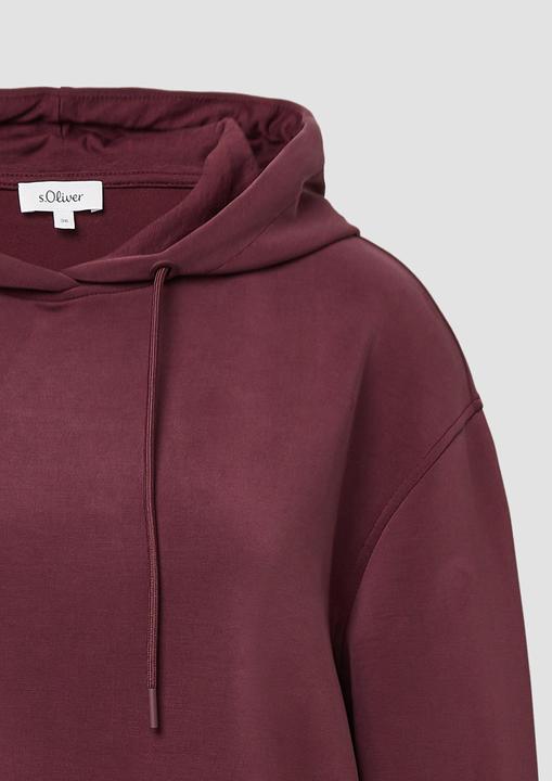 Produktbild s.Oliver Sweatshirt Scuba-Hoodie mit Seitenschlitzen (42)