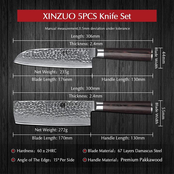 Produktbild Xinzuo Damastmesser Set (20.10 cm)