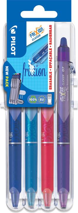 Pilot FriXion Clicker (Multicolore, 4x)