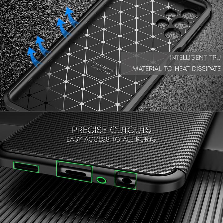 Produktbild Nalia Carbon-Look Silikon Hülle (Samsung Galaxy A13)