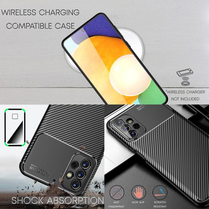 Produktbild Nalia Carbon-Look Silikon Hülle (Samsung Galaxy A13)