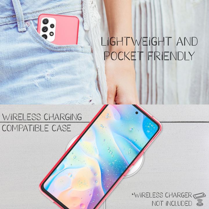 Produktbild Nalia Klar Transparente Neon Silikon Hülle (Samsung Galaxy A53)