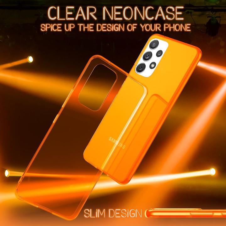 Produktbild Nalia Klar Transparente Neon Silikon Hülle (Samsung Galaxy A53)
