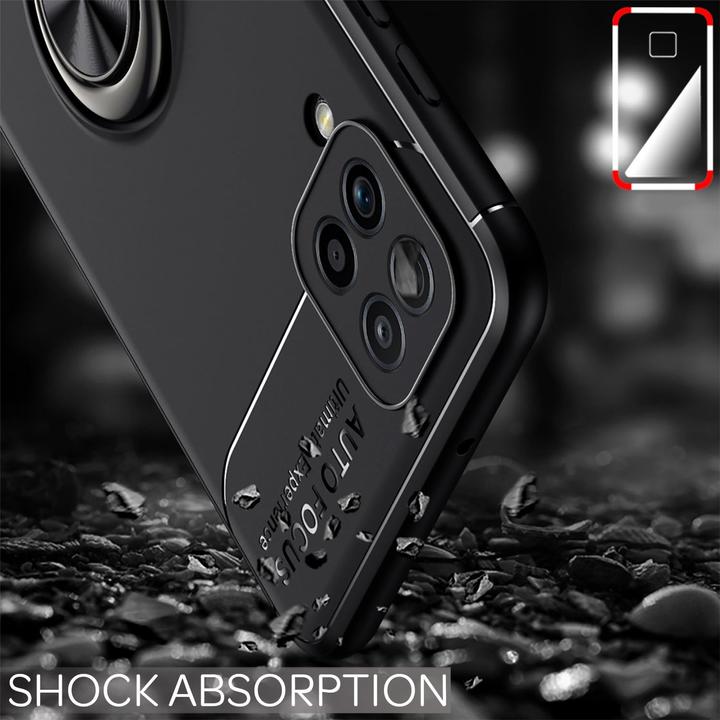 Produktbild Nalia Matte Ring Silikon Hülle (Samsung Galaxy A12)