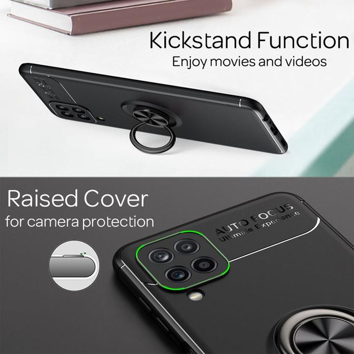 Produktbild Nalia Matte Ring Silikon Hülle (Samsung Galaxy A12)