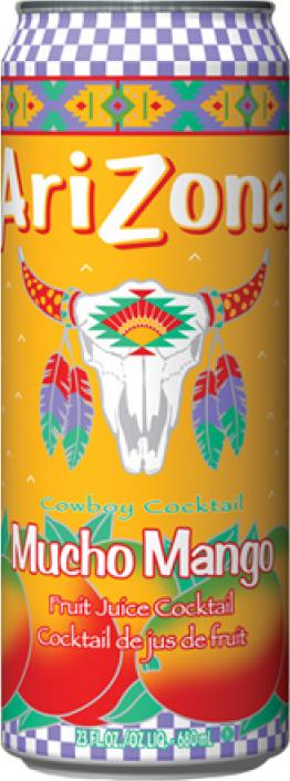 Actual product image AriZona Mucho Mango box 24 x 680 ml (24 x 68 cl)