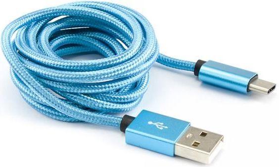 Image du produit Sbox USB->Type C M/M 1.5m CTYPE-1.5BL blue (1.50 m, USB 1.0, USB 1.1, USB 2.0)