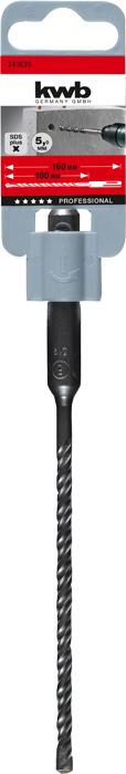 Image du produit kwb Mèches HB 44 SDS plus pour marteauxperforateur, 160/100 mm, ø 5.0 mm (5 mm)