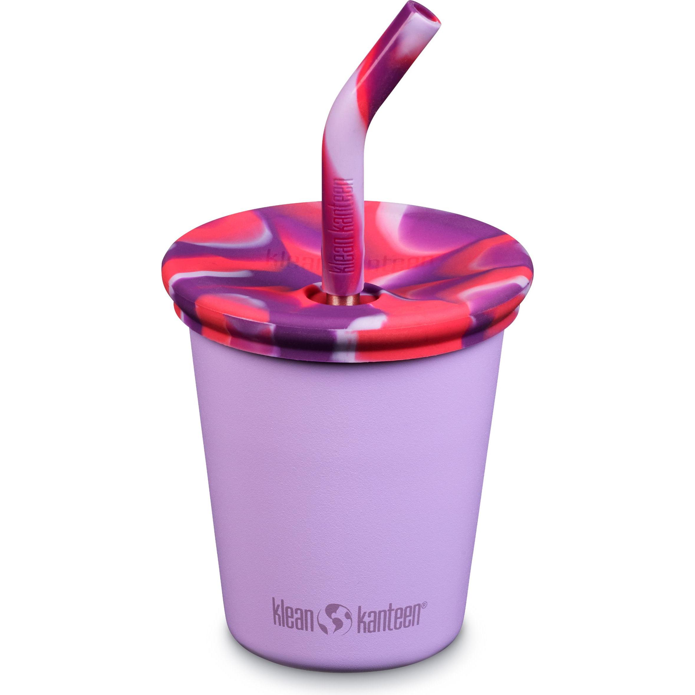 Klean Kanteen, Kindergeschirr + Kinderbesteck, Kid's Kanteen Steel Cup Straw Lid