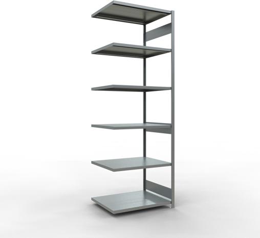 Actual product image Schulte Lagertechnik MULTIplus250 boltless add-on bay system with length bolts