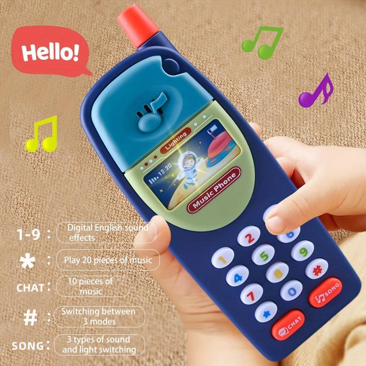 Produktbild Activity Board Early Learning Astronaut Phone Toy für kleine Kinder im Alter von 3-6 Jahren - Multifunktional
