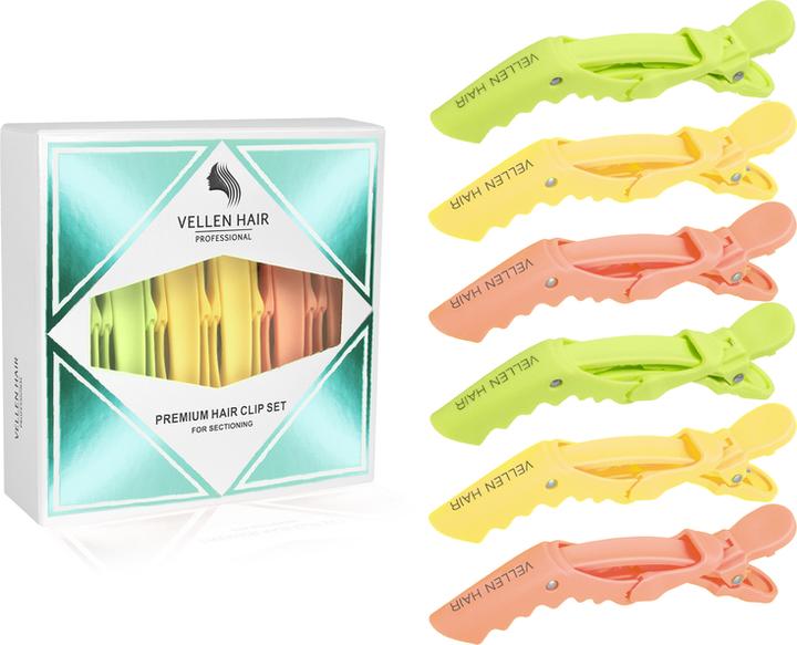 Image du produit Vellen Hair Kit de pinces à cheveux Aligator (pack de 6) (6 pcs)