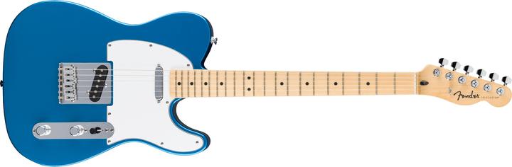 Actual product image Fender Standard Telecaster Electric Guitar, Aqua Marine Metallic (Electric guitar, Ceramic single-coil pickup, Maple neck, Poplar body)