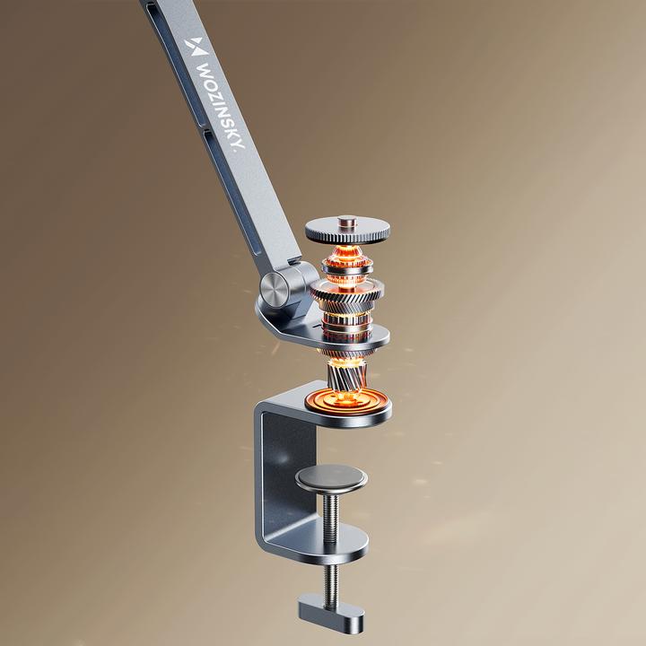 Actual product image Wozinsky WTY0YS1 Magnethalterung, 360° drehbar, solide, für Telefon und Tablet - grau