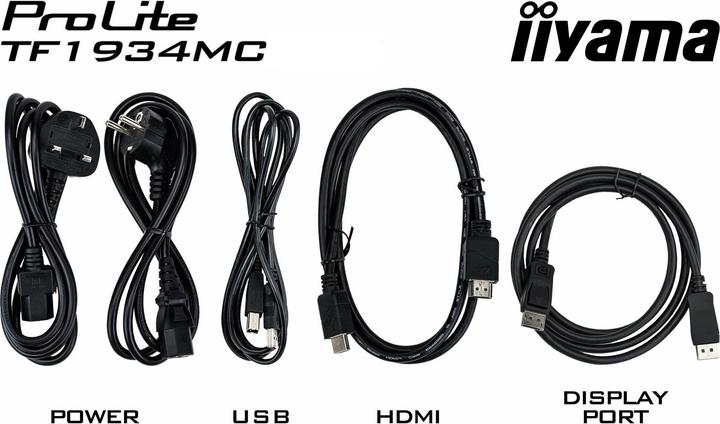 Image du produit iiyama 19 pouces IPS 10 Point Touch 5:4 1000:1 315cd (1280 x 1024 pixels, 19")