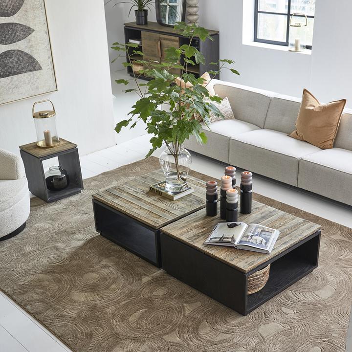 Image du produit Rivièra Maison Delfina Rug, 390x280 cm, taupe (390 x 280 cm)