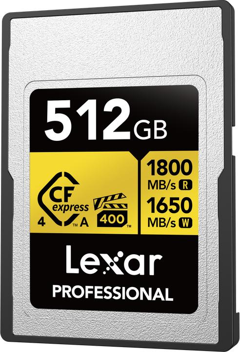 Lexar CFexpress PRO Type A Gold 4.0 Series 512GB R1800/W1650MB/s - VPG400