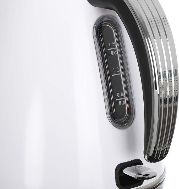 Image du produit Adler AD 1343 Electric, 2200 W, 1.5 L, Stainless steel, 360 ° rotational base, White (1.50 l)