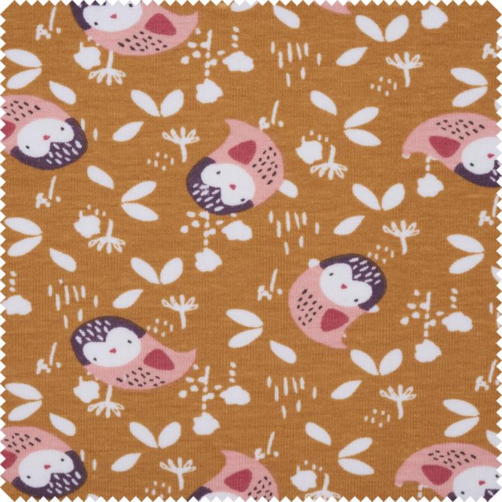 VBS Tessuto Jersey "Gufo Santal", 150 cm di larghezza, articoli da cortile