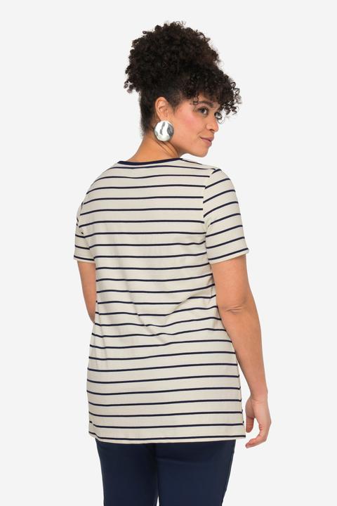 Produktbild Miamoda Ringelshirt, BELIEVE, Rundhals, Halbarm (52)