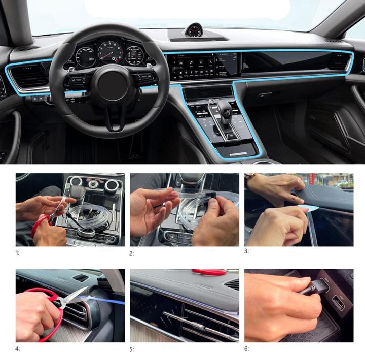 Produktbild Werkstein Auto Lichtstreifen USB