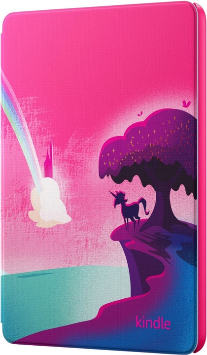Actual product image Amazon Kindle Kids 2022 eReader with 300 ppi, 16GB, Space Whale (6", 16 GB, Pink)