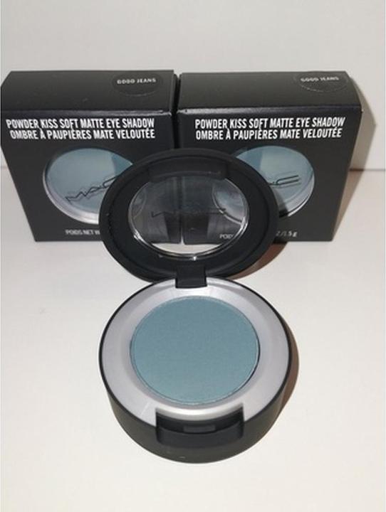 Actual product image MAC Cosmetics Powder Kiss Soft Matte Eye Shadow (Good Jeans)