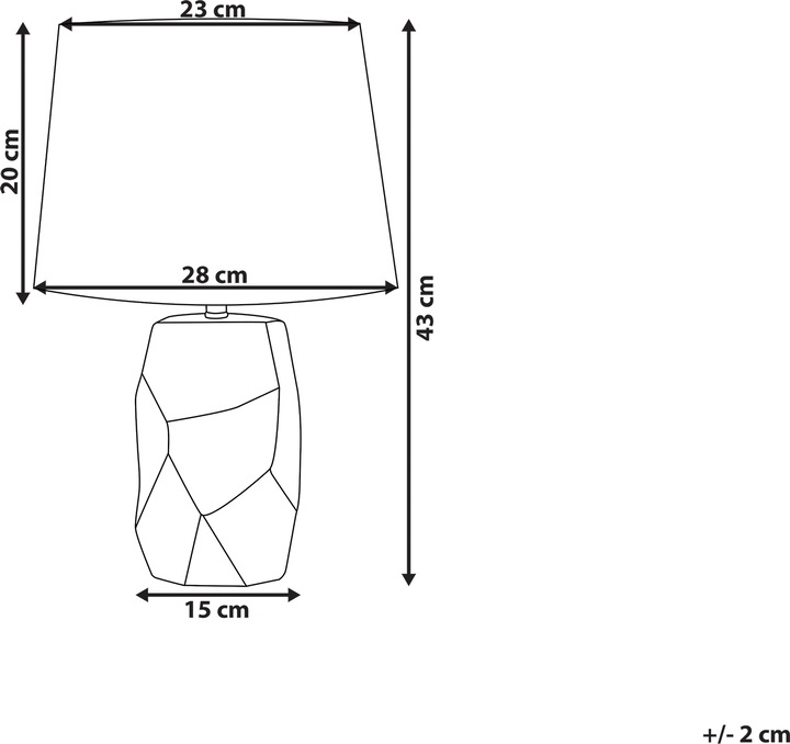 Actual product image Beliani Elia (E27)