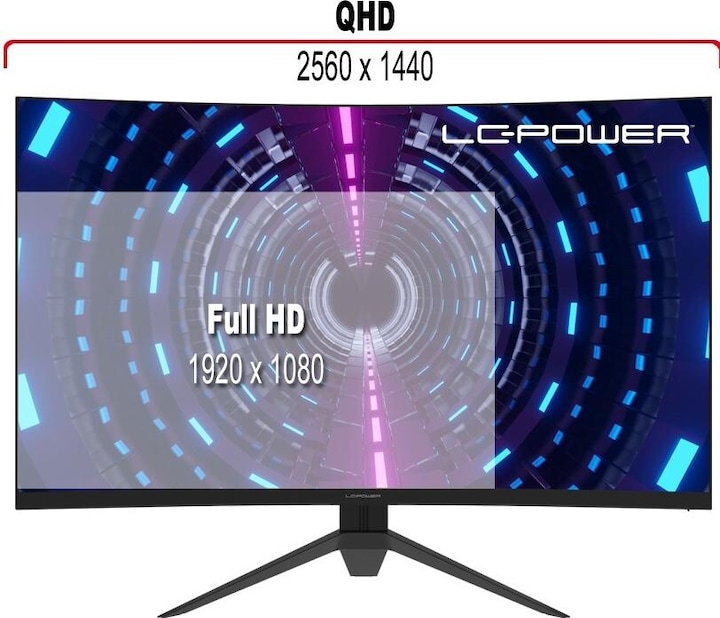 Productafbeelding LC-Power LC-M32-QHD-165-C-V2 (2560 x 1440 pixels, 31.50")