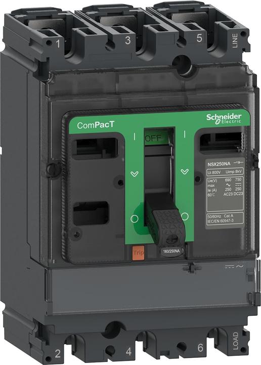 Produktbild Schneider Electric C103100S Lasttrennschalter ComPacT NSX100NA 3 poles