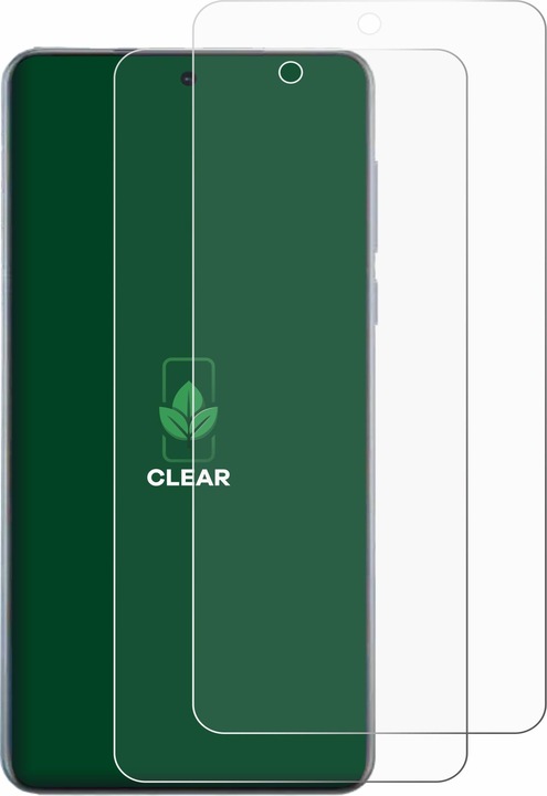 Actual product image ScreenLeaf Protective film sustainable screen protector screen protector film clear transparent (2 Piece, Oppo Find X)