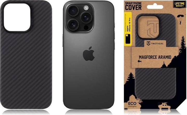 Produktbild Tactical MagForce Aramid Cover for Apple iPhone 16 Pro Black (Apple iPhone 16 Pro)