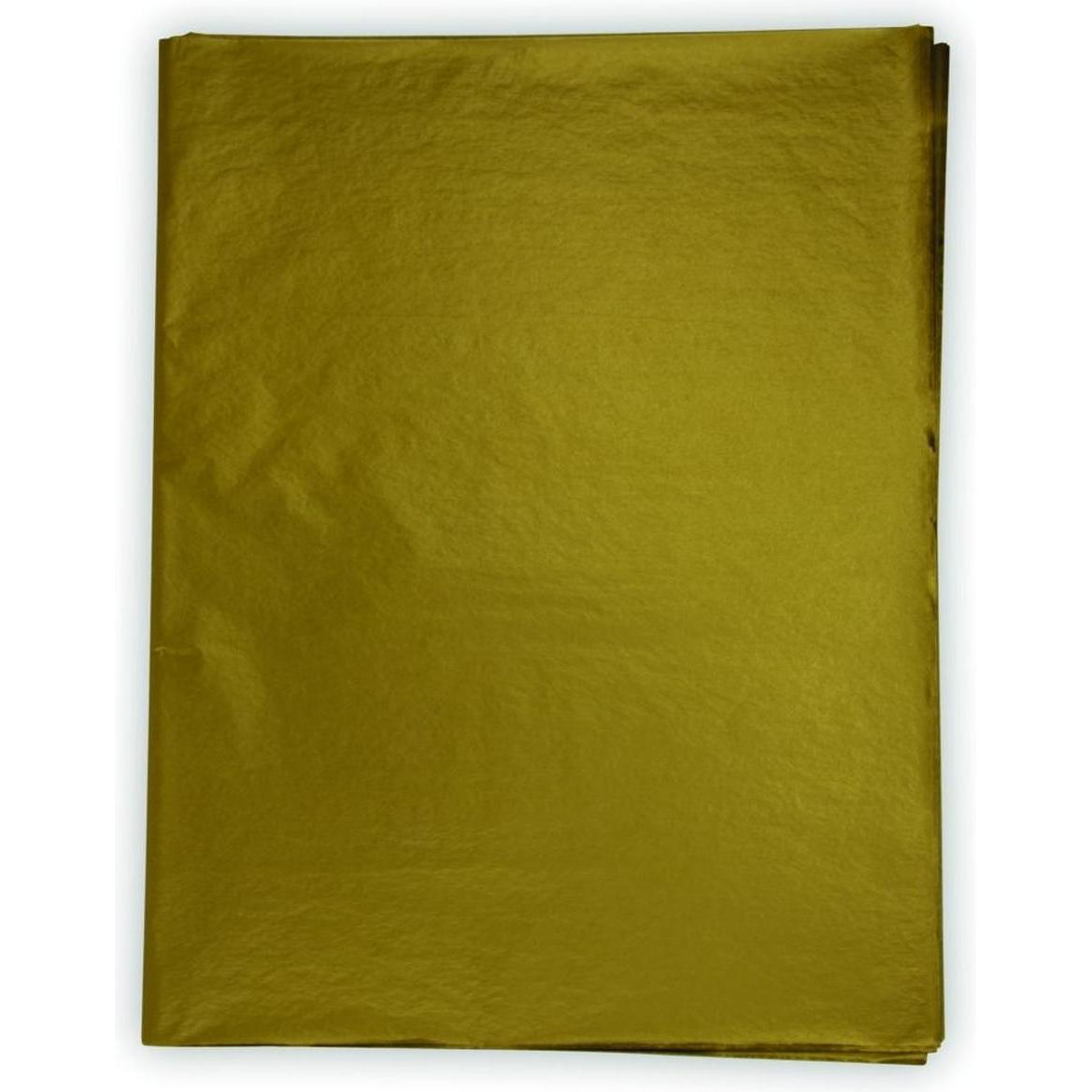 Staufen, Bastelpapier, Seidenpapier 50x70cm Metallic gold VE=24 Bogen (24 x)